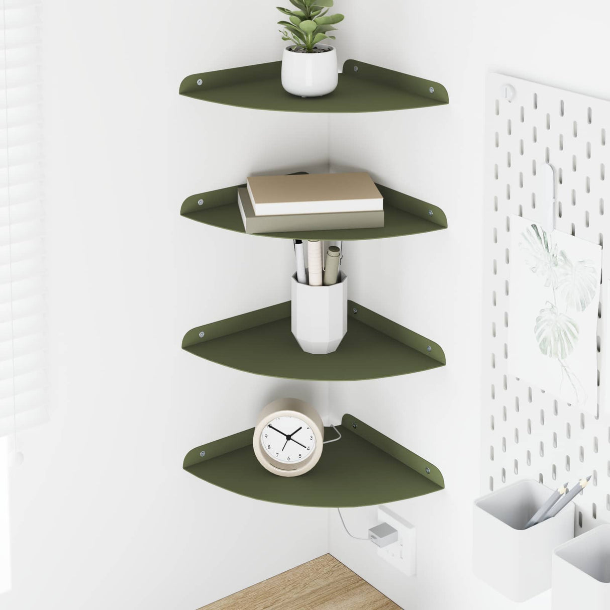 vidaXL Floating Shelf with Storage 2 pcs Black 15 x 15 x 2 cm