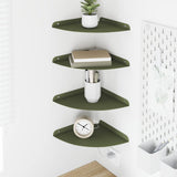 vidaXL Floating Shelf with Storage 2 pcs Black 15 x 15 x 2 cm