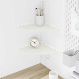 vidaXL Floating Shelf with Storage 2 pcs Black 15 x 15 x 2 cm