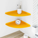 vidaXL Floating Shelf with Storage 2 pcs Black 15 x 15 x 2 cm