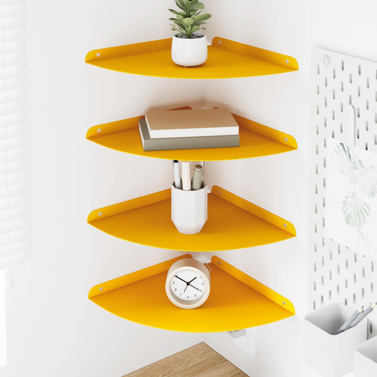 vidaXL Floating Shelf with Storage 2 pcs Black 15 x 15 x 2 cm