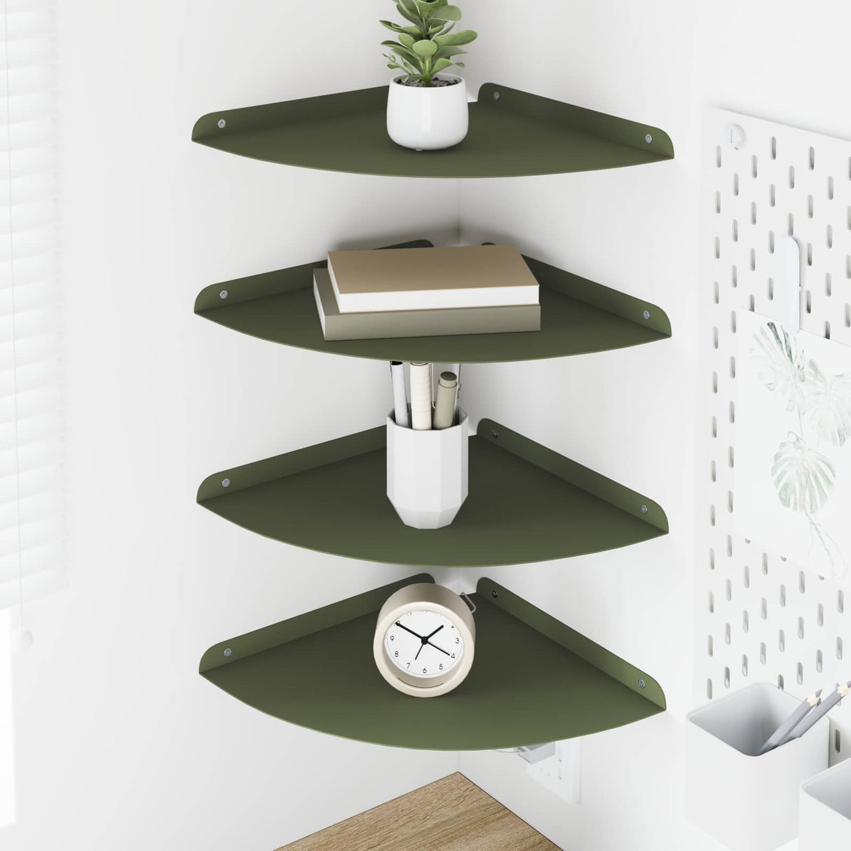 vidaXL Floating Shelf with Storage 2 pcs Black 15 x 15 x 2 cm