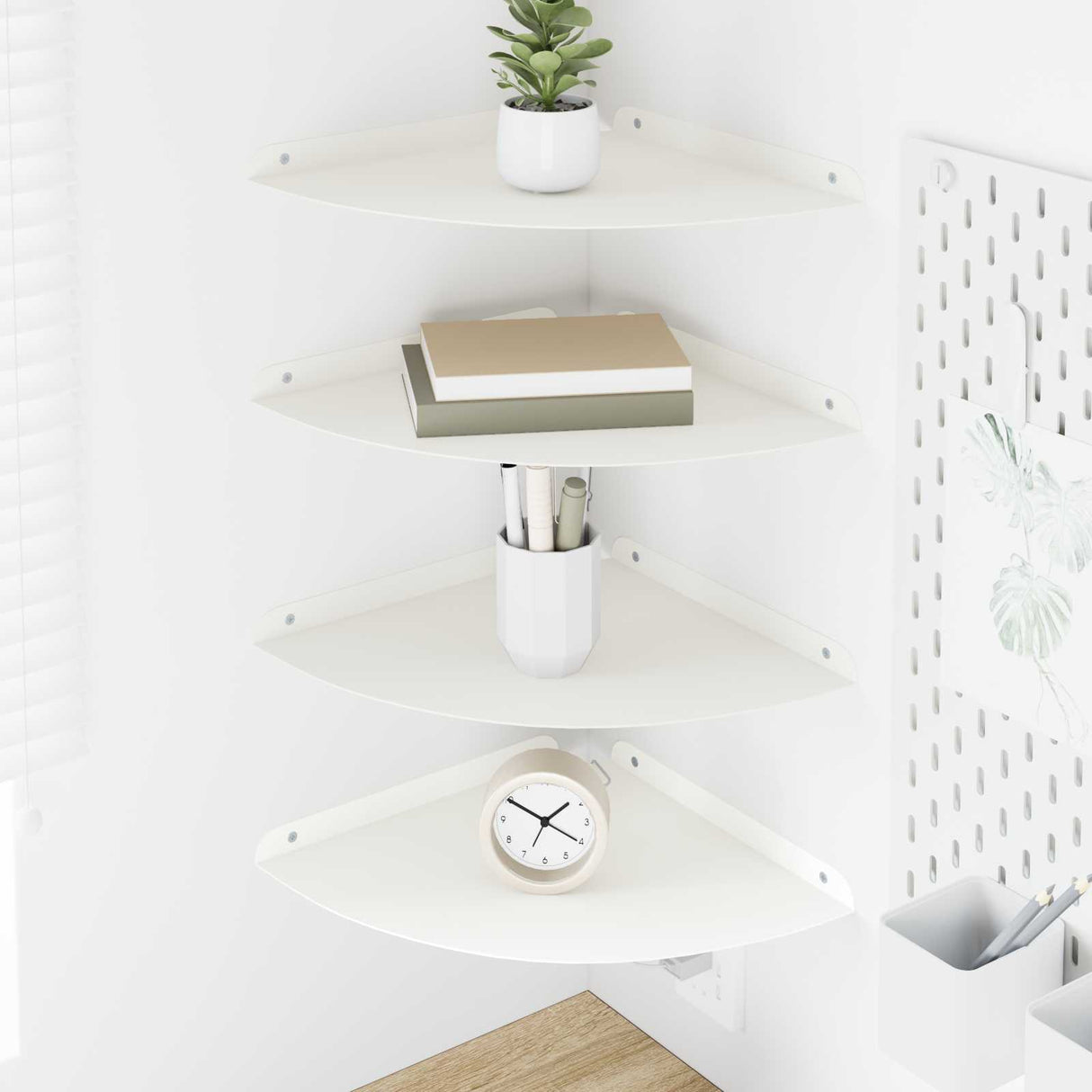 vidaXL Floating Shelf with Storage 2 pcs Black 15 x 15 x 2 cm