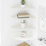 vidaXL Floating Shelf with Storage 2 pcs Black 15 x 15 x 2 cm