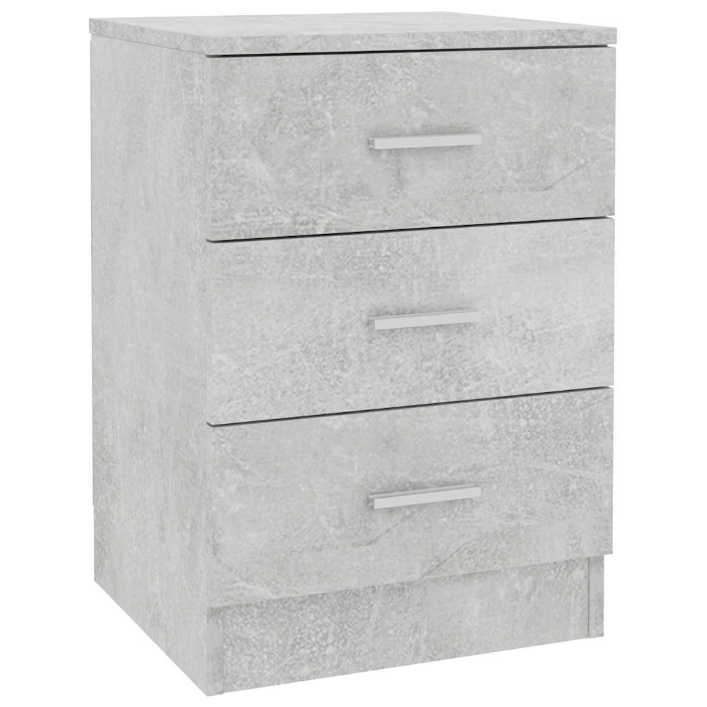 vidaXL Nachtkastje 38x35x56 cm bewerkt hout wit