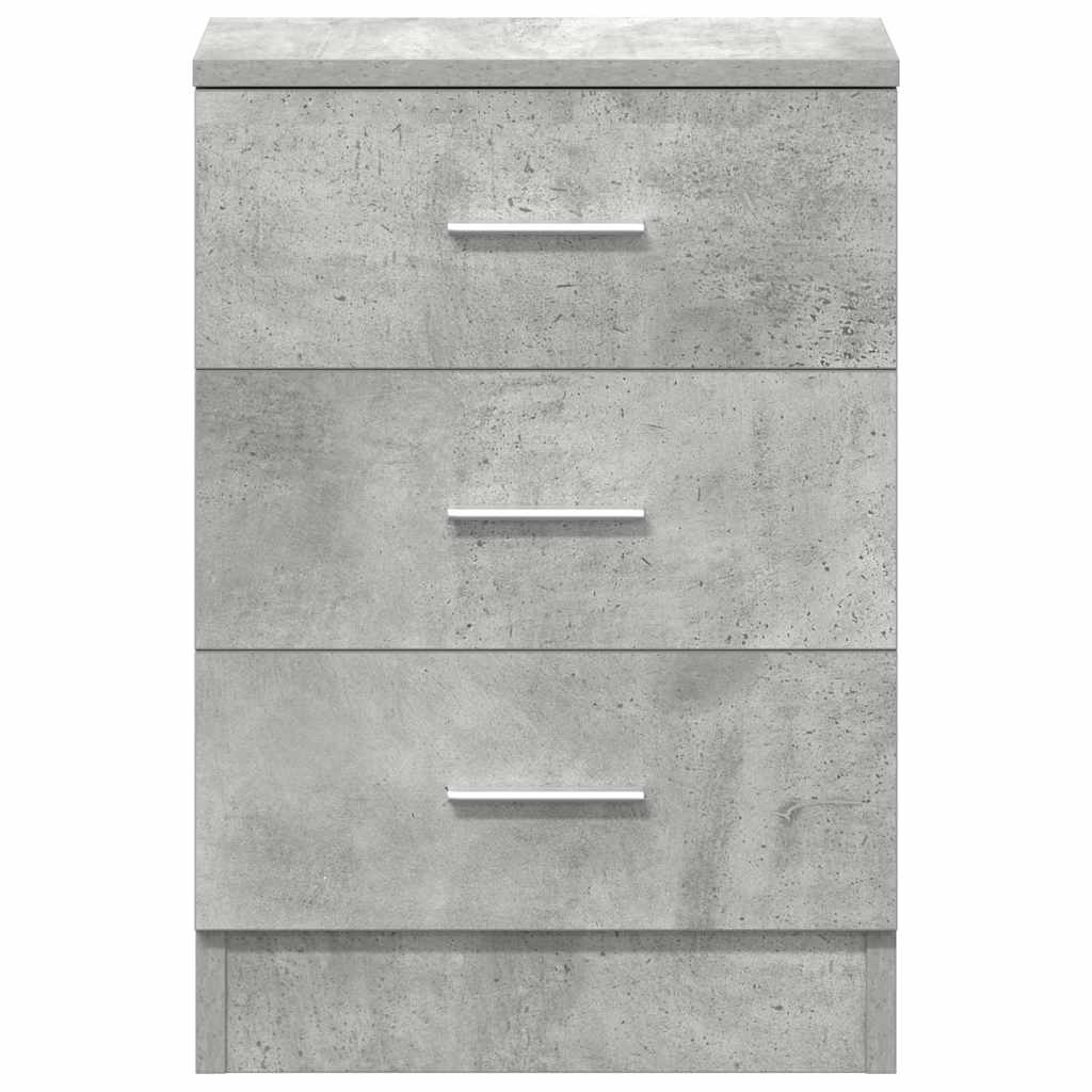 vidaXL Nachtkastje 38x35x56 cm bewerkt hout wit