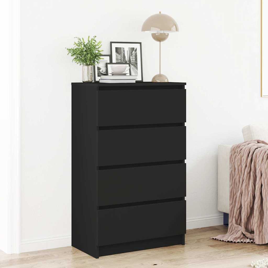 vidaXL Dressoir 60x35x98,5 cm bewerkt hout wit