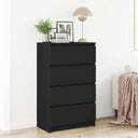 vidaXL Dressoir 60x35x98,5 cm bewerkt hout wit