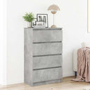 vidaXL Dressoir 60x35x98,5 cm bewerkt hout wit