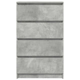 vidaXL Dressoir 60x35x98,5 cm bewerkt hout wit