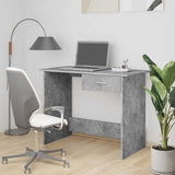 vidaXL Bureau 100x50x76 cm bewerkt hout wit