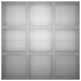 vidaXL Plantenbak zilver 100 x 100 x 20 cm Gegalvaniseerd staal