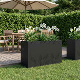 vidaXL Planter Olive Green 50 x 50 x 75 cm Cold-rolled steel