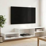 vidaXL Wand gemonteerd TV Kast Muurmontage Wit 150 x 28 x 26 cm