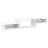 vidaXL Wand gemonteerd TV Kast Muurmontage Wit 150 x 28 x 26 cm