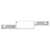 vidaXL Wand gemonteerd TV Kast Muurmontage Wit 150 x 28 x 26 cm