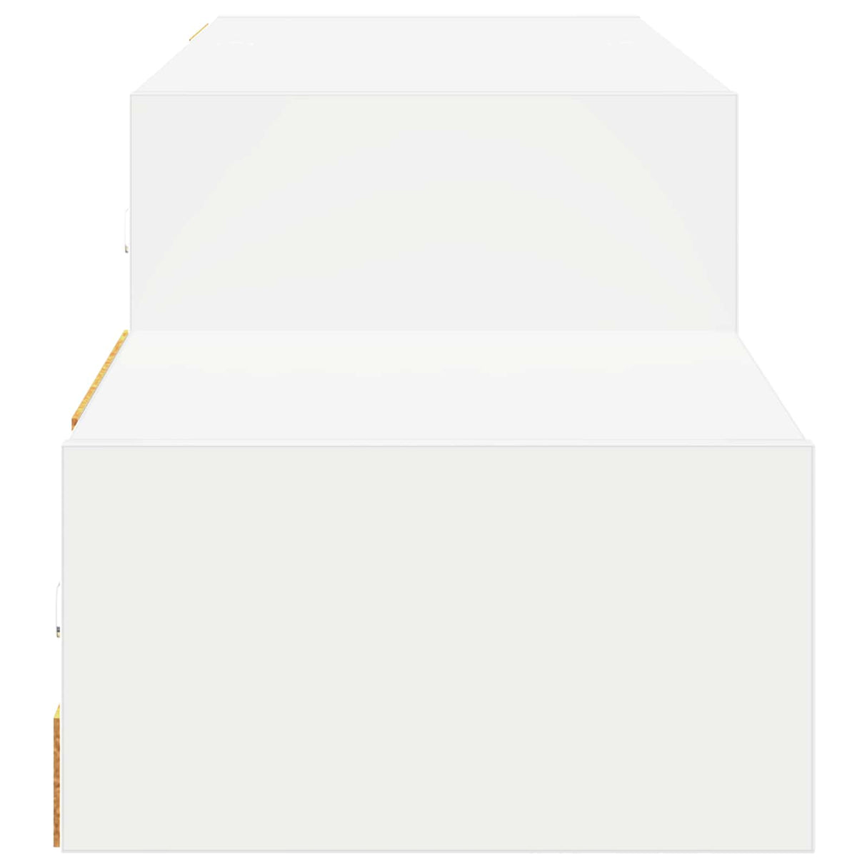 vidaXL Wand gemonteerd TV Kast Muurmontage Wit 150 x 28 x 26 cm