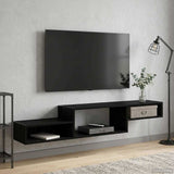 vidaXL Wand gemonteerd TV Kast Muurmontage Wit 150 x 28 x 26 cm