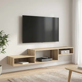 vidaXL Wand gemonteerd TV Kast Muurmontage Wit 150 x 28 x 26 cm