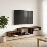 vidaXL Wand gemonteerd TV Kast Muurmontage Wit 150 x 28 x 26 cm