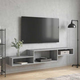 vidaXL Wand gemonteerd TV Kast Muurmontage Wit 150 x 28 x 26 cm