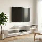 vidaXL Wand gemonteerd TV Kast Muurmontage Wit 150 x 28 x 26 cm