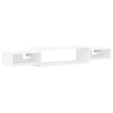 vidaXL Wand gemonteerd TV Kast Muurmontage Wit 140 x 28 x 21 cm