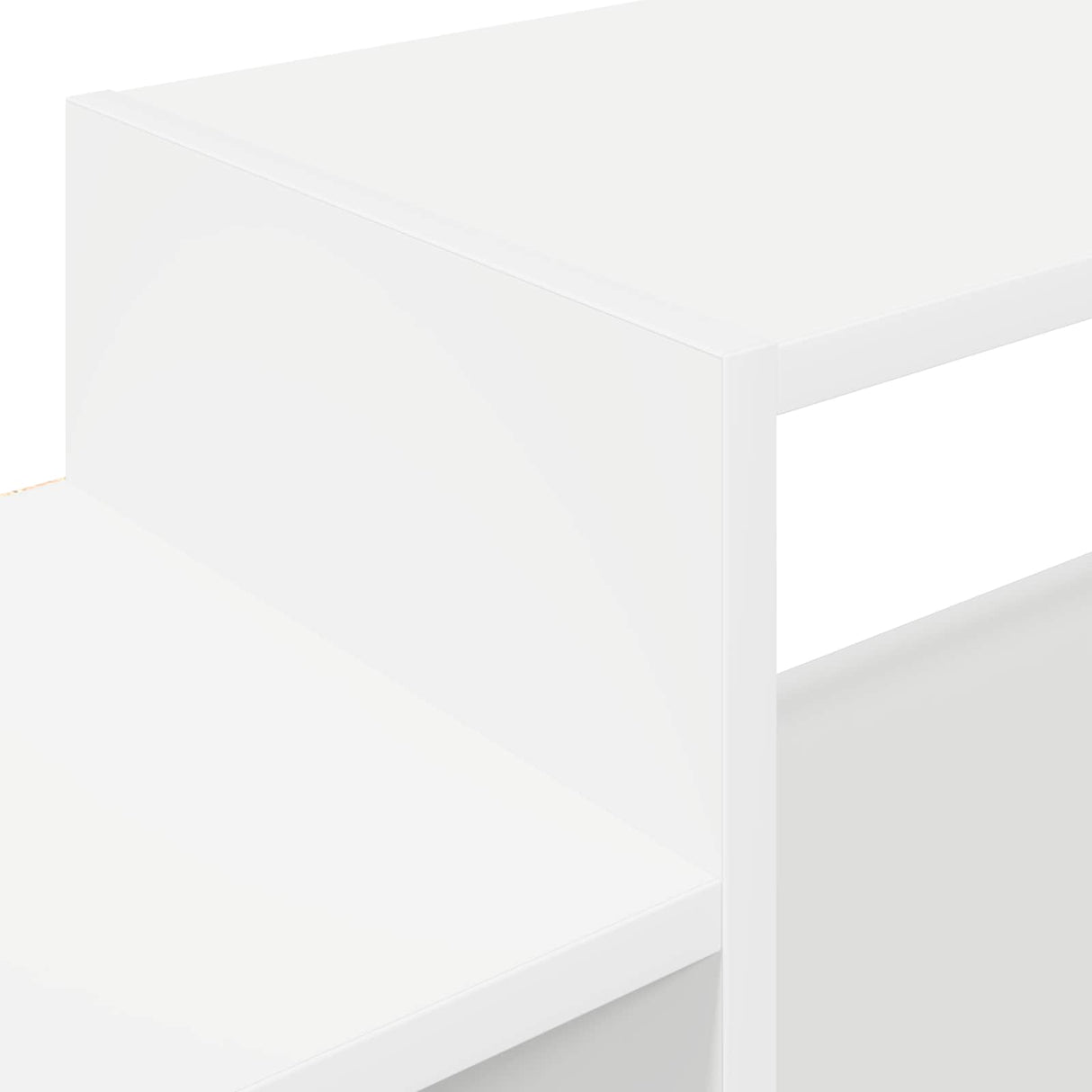 vidaXL Wand gemonteerd TV Kast Muurmontage Wit 140 x 28 x 21 cm