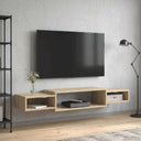 vidaXL Wand gemonteerd TV Kast Muurmontage Wit 140 x 28 x 21 cm