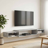 vidaXL Wand gemonteerd TV Kast Muurmontage Wit 140 x 28 x 21 cm