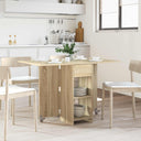vidaXL Eettafel 115 x 70 x 75 cm Bewerkt hout Wit Rechthoekig