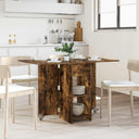 vidaXL Eettafel 115 x 70 x 75 cm Bewerkt hout Wit Rechthoekig