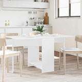 vidaXL Dining Table 138 x 70 x 73.5 cm Engineered Wood White Rectangular
