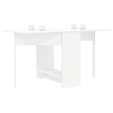 vidaXL Dining Table 138 x 70 x 73.5 cm Engineered Wood White Rectangular