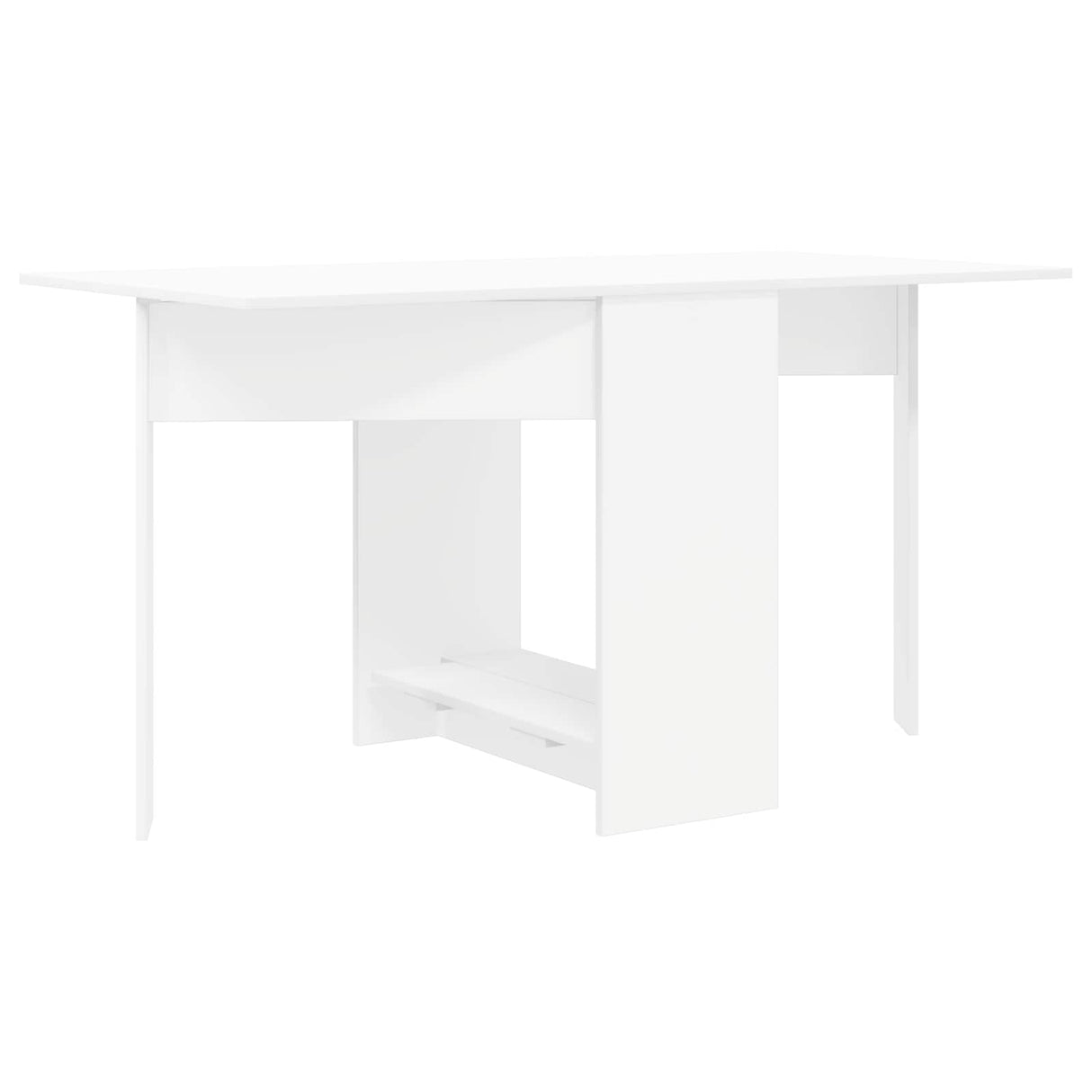 vidaXL Dining Table 138 x 70 x 73.5 cm Engineered Wood White Rectangular