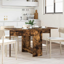 vidaXL Dining Table 138 x 70 x 73.5 cm Engineered Wood White Rectangular