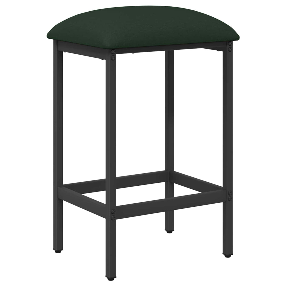 vidaXL Barkruk 2 st Donkergroen 40 x 32 x 74 cm Bewerkt hout