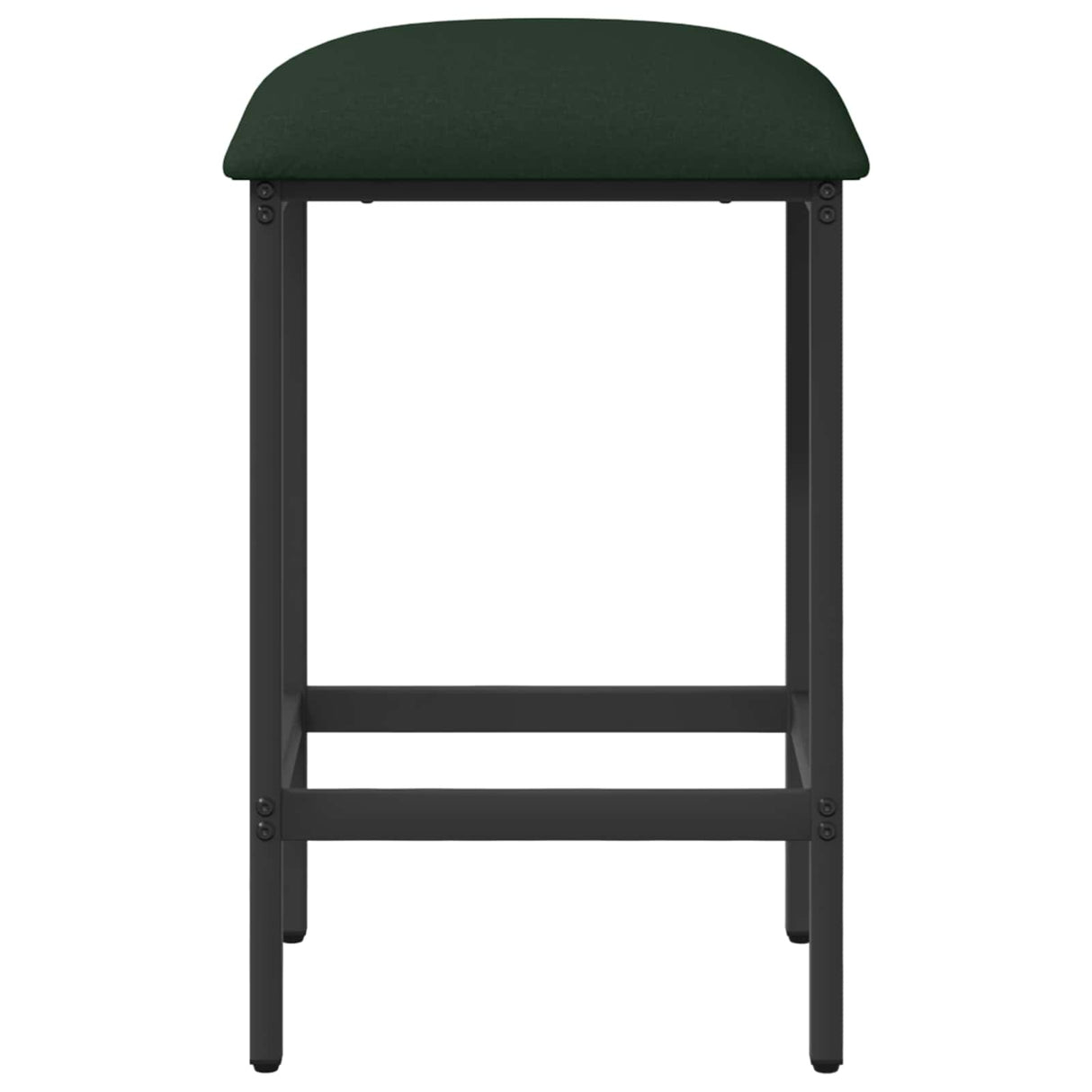 vidaXL Barkruk 2 st Donkergroen 40 x 32 x 74 cm Bewerkt hout
