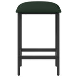vidaXL Barkruk 2 st Donkergroen 40 x 32 x 74 cm Bewerkt hout