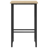 vidaXL Barkruk Zwart eiken 40 x 32 x 74 cm Bewerkt hout
