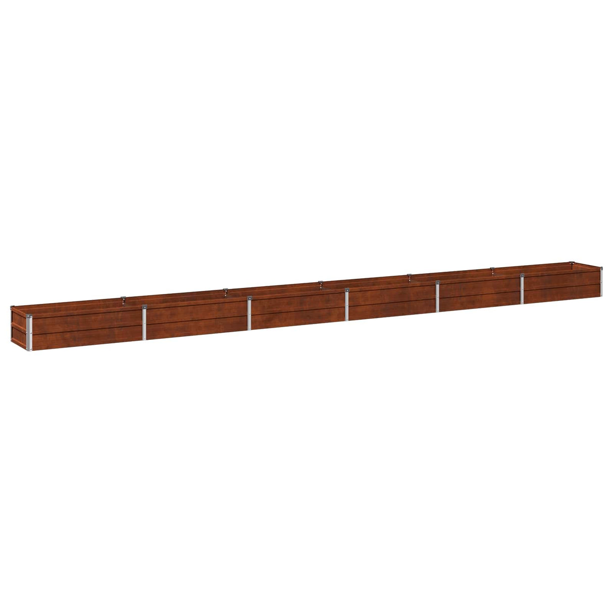 vidaXL Verhoogde Tuinbak Zilverkleurig 160 x 40 x 55 cm gegalvaniseerd