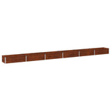 vidaXL Verhoogde Tuinbak Zilverkleurig 160 x 40 x 55 cm gegalvaniseerd