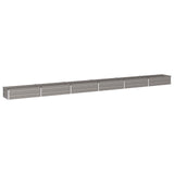 vidaXL Verhoogde Tuinbak Zilverkleurig 160 x 40 x 55 cm gegalvaniseerd