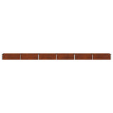 vidaXL Verhoogde Tuinbak Zilverkleurig 160 x 40 x 55 cm gegalvaniseerd