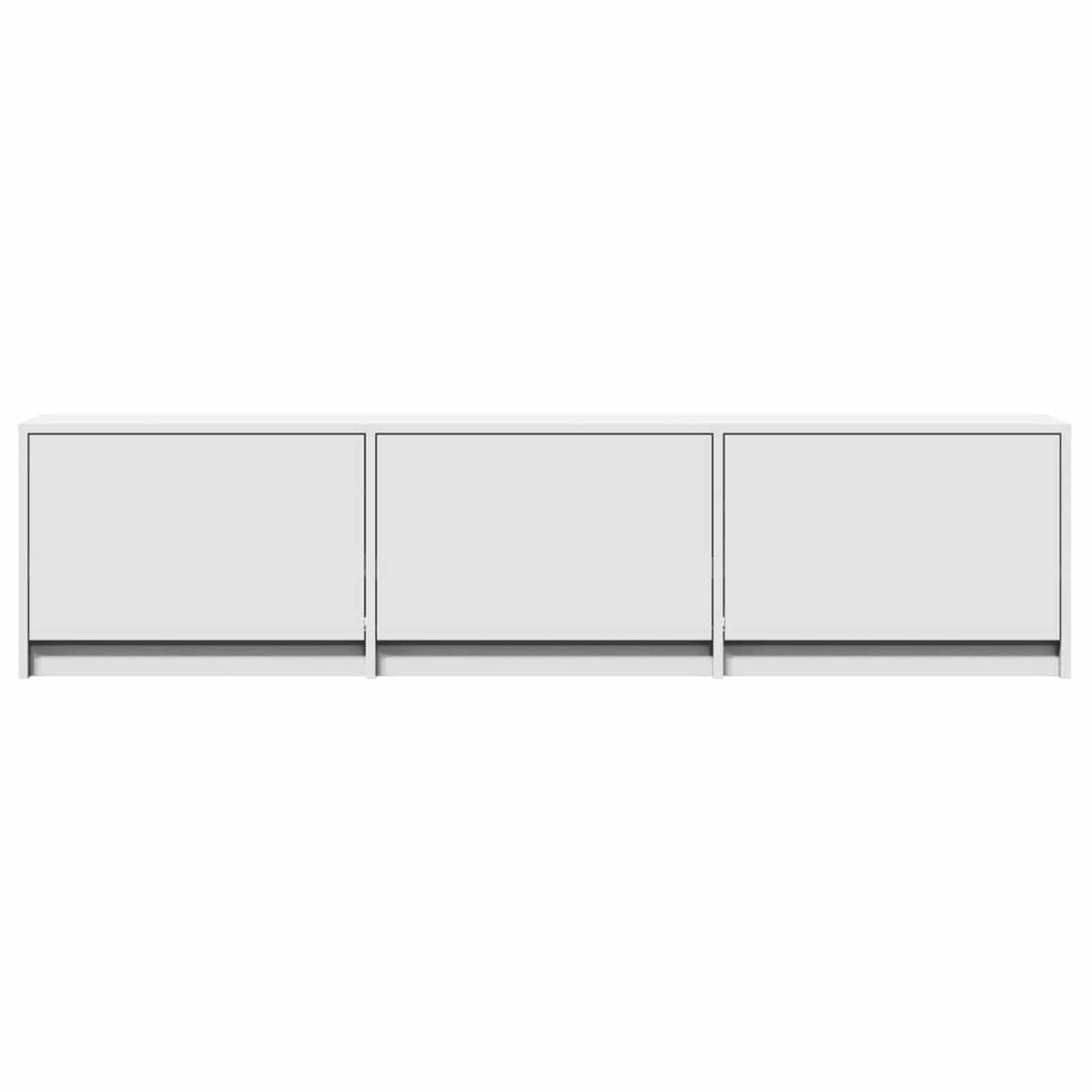 vidaXL TV Kast met LED met lade Wit 165 x 34 x 40 cm Bewerkt hout