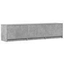 vidaXL TV Kast met LED met lade Wit 165 x 34 x 40 cm Bewerkt hout