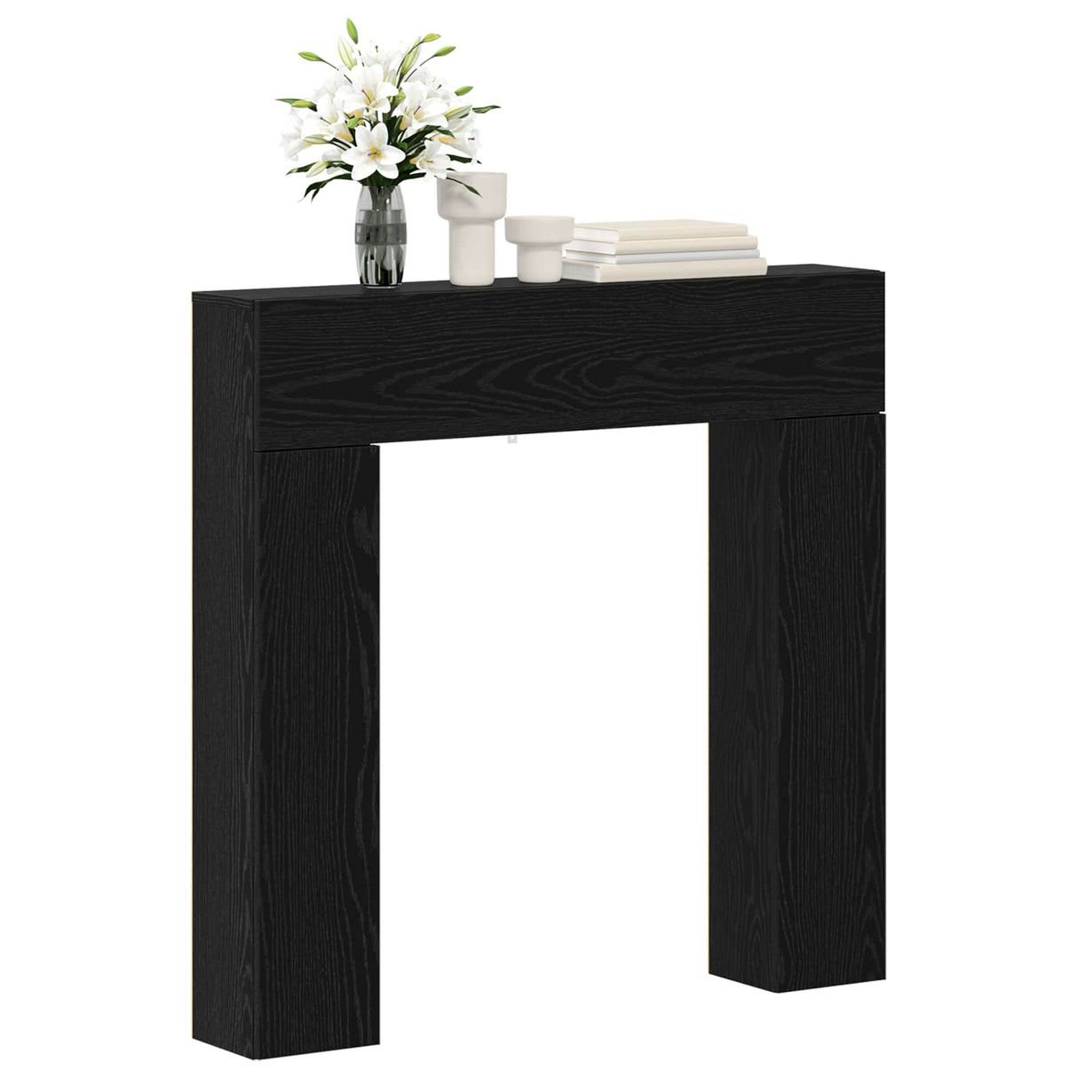 vidaXL Haardombouw Wit 102 x 18 x 100,5 cm Bewerkt hout