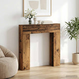 vidaXL Haardombouw Wit 102 x 18 x 100,5 cm Bewerkt hout