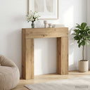 vidaXL Haardombouw Wit 102 x 18 x 100,5 cm Bewerkt hout