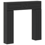 vidaXL Haardombouw Wit 102 x 18 x 100,5 cm Bewerkt hout